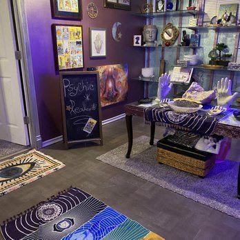 Inside Psychic Leo's reading space