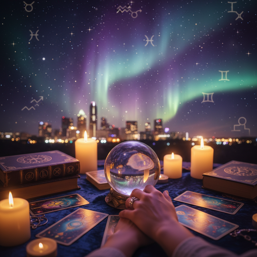 Mystical mediumship reading with celestial energy in Austin TX