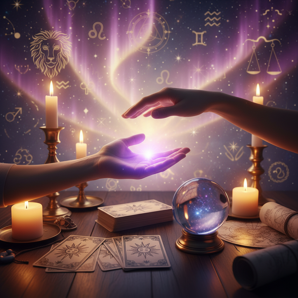 Reiki Healing Austin TX: Stress Relief with Psychic Leo Mystical spiritual energy healing session in Austin TX environment