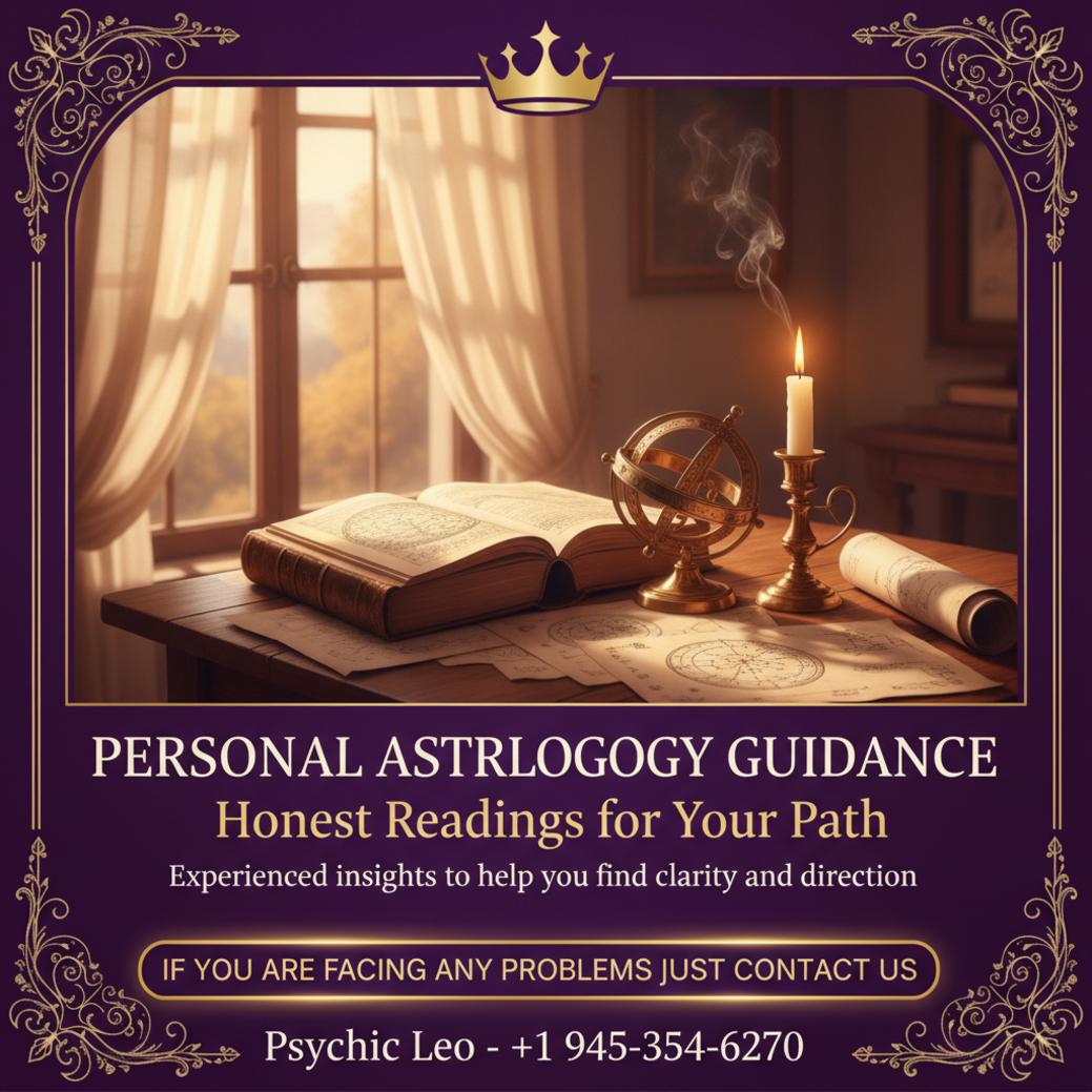 Astrology reading setup with chart and candle in Bee Cave TX