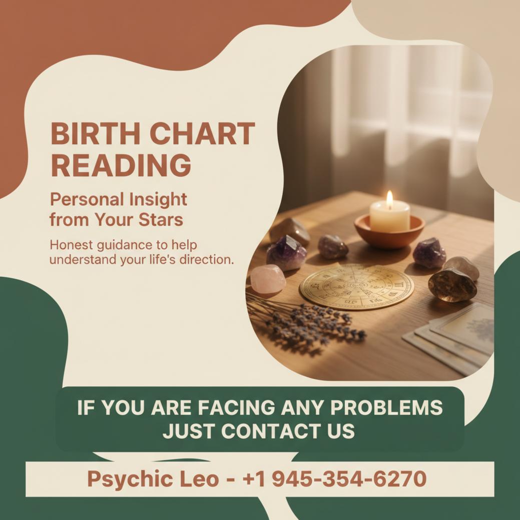 birth chart reading tools on wooden table with warm light in Hutto Texas