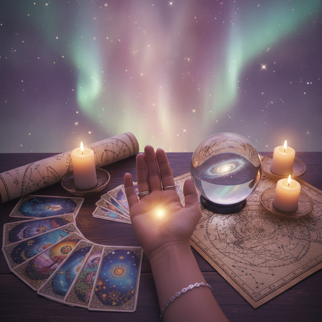 Career Financial Guidance Psychic Austin TX for Your Path Mystical celestial image symbolizing career and financial guidance in Austin TX