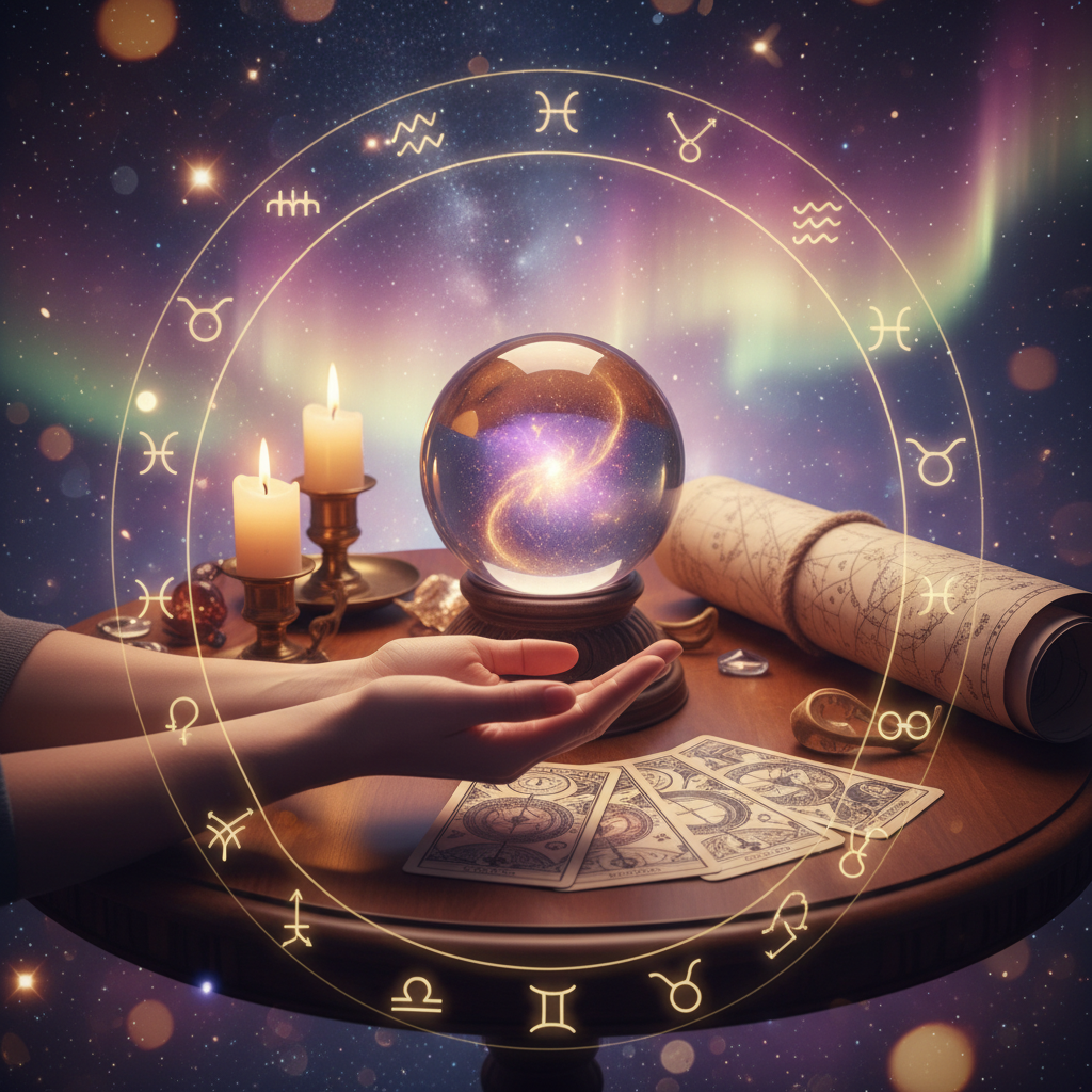 Discover Clairvoyant Austin TX Readings with Psychic Leo Mystical clairvoyant visions over Austin TX skyline at sunset