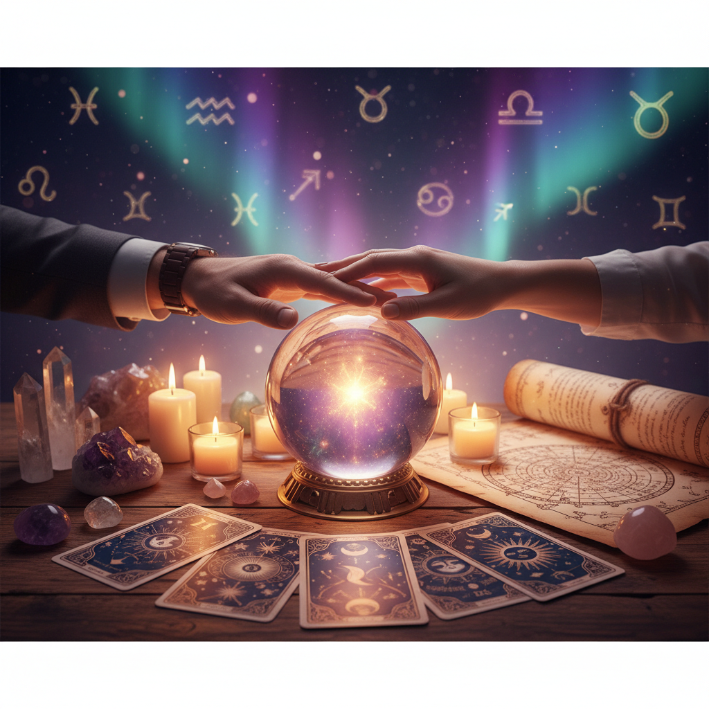 Clairvoyant Austin TX: Discover Spiritual Insight with Psychic Leo Mystical celestial light scene symbolizing clairvoyant insight in Austin TX