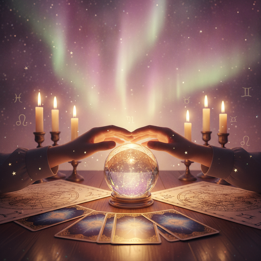 Mystical spiritual connection with celestial light Austin TX