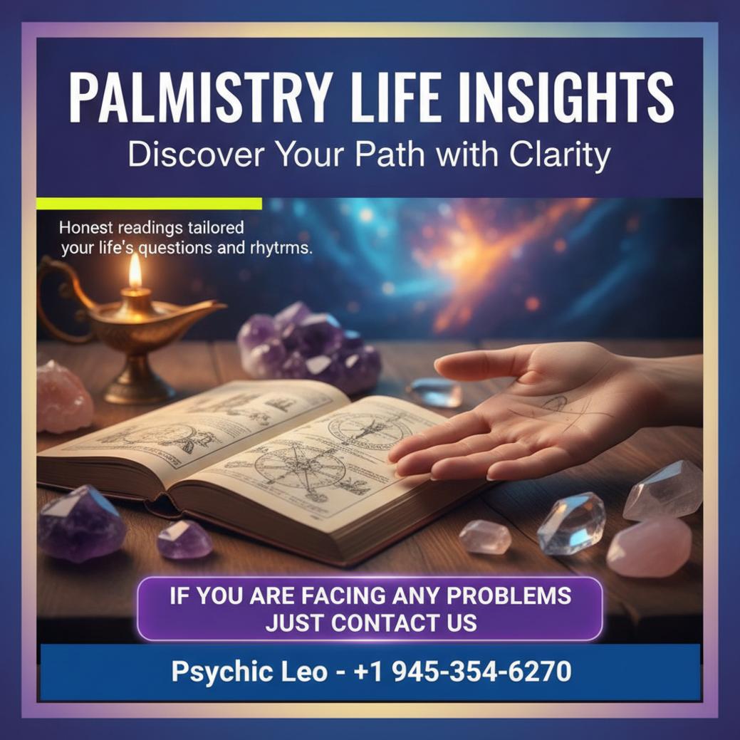 calm palmistry reading setup with hand guidebook in Lakeway Texas