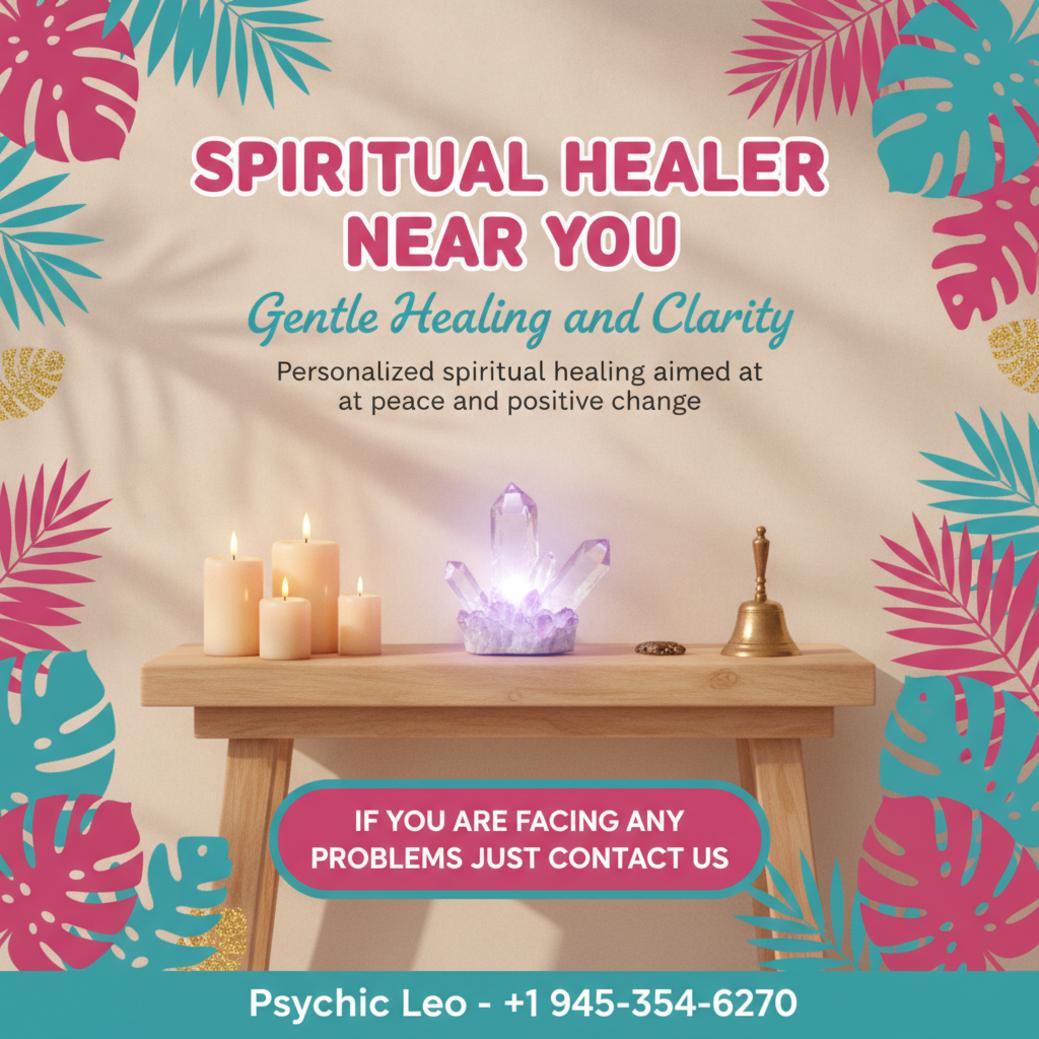 spiritual healer with crystals and candles for Manor TX energy healing