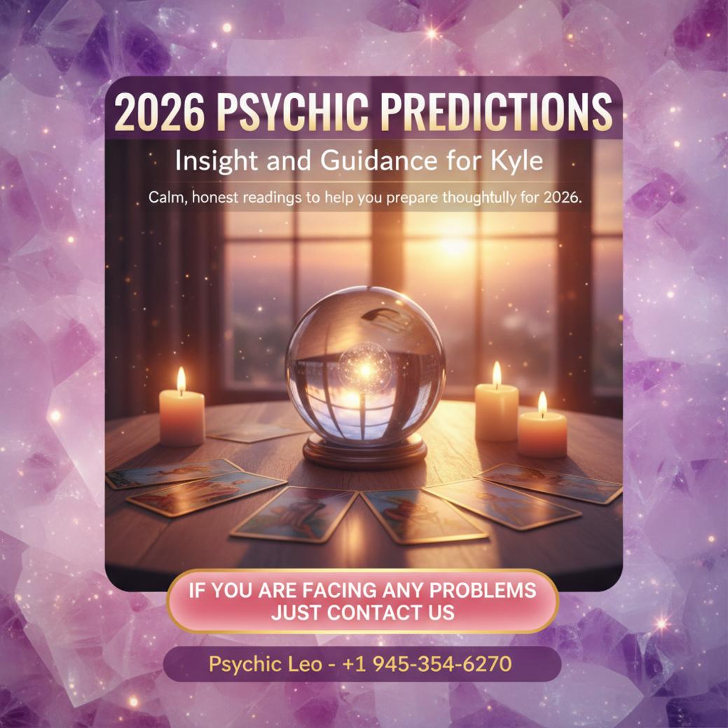 2026 psychic predictions with crystal ball on wooden table in Kyle TX