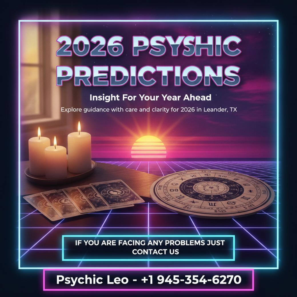 2026 psychic predictions tools and charts softly lit in Leander TX