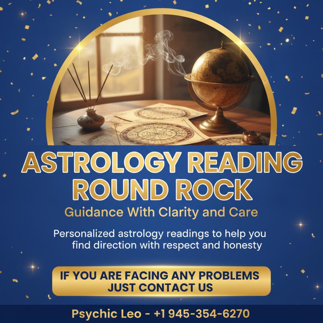calm astrology reading setup with charts and incense in Round Rock, TX