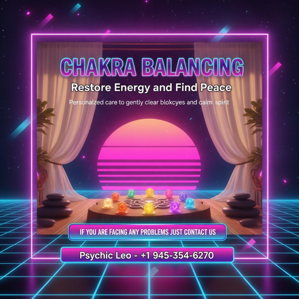 Chakra balancing stones and crystals in Georgetown meditation room