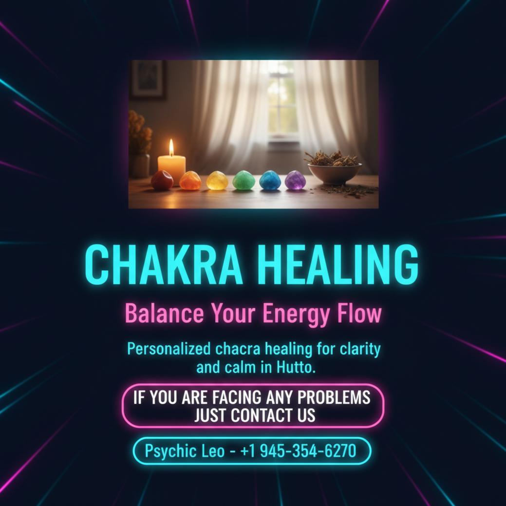 chakra healing stones and candle on wooden table in Hutto TX room