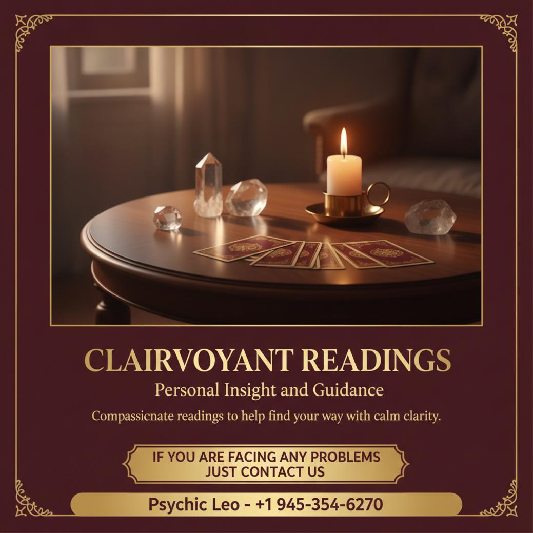 What to Expect from a Clairvoyant Reading in Cedar Park, TX Clairvoyant reading setup with crystals and cards in Cedar Park