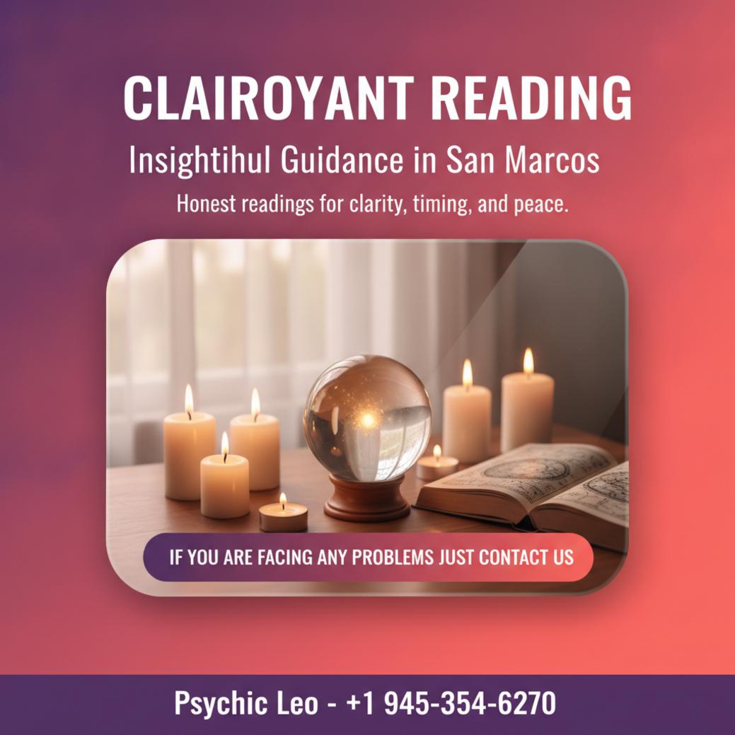 Crystal ball and candles set for clairvoyant reading in San Marcos