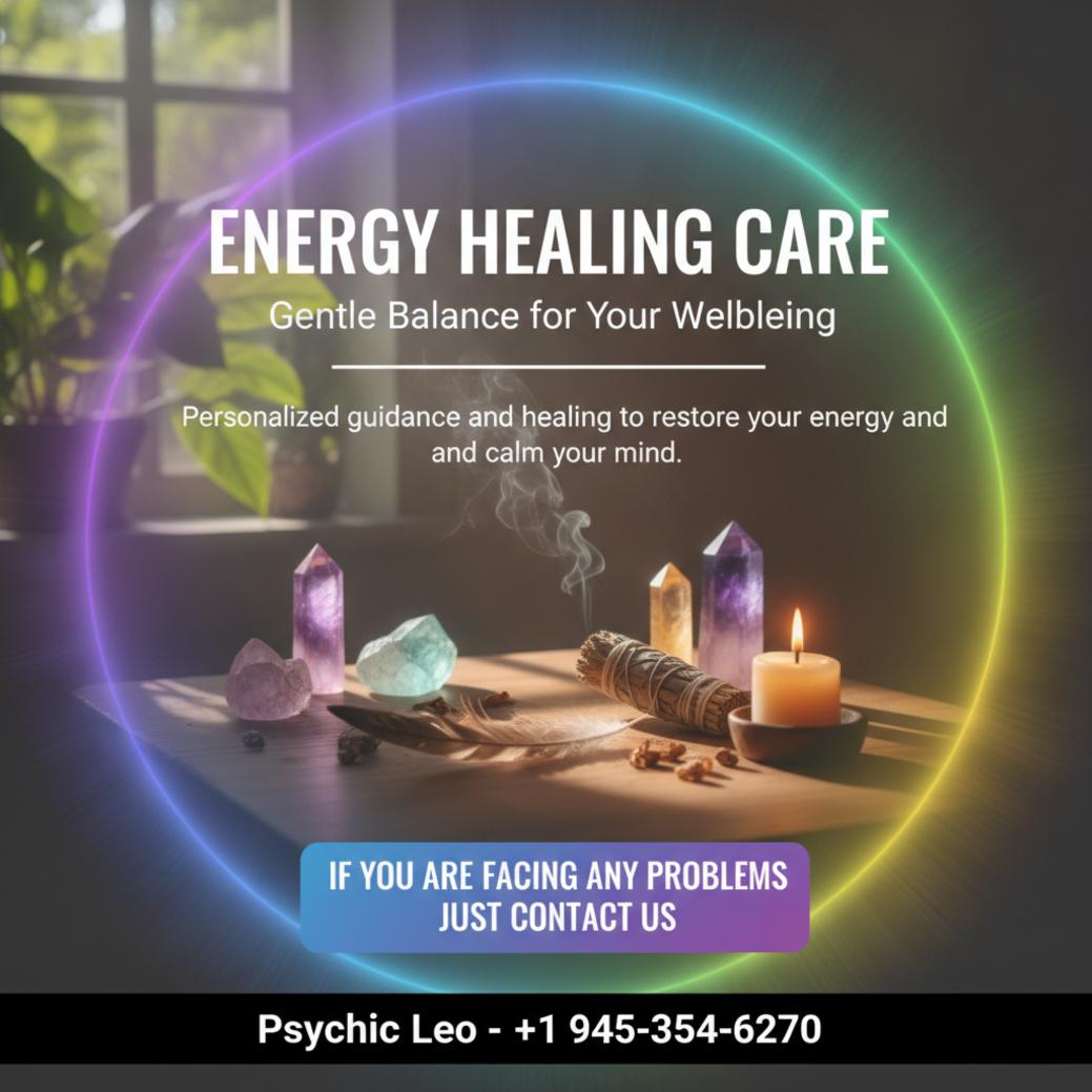 Energy healing session setup with crystals and candle in Cedar Park, TX