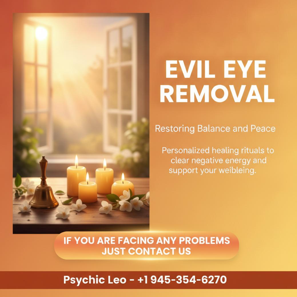 Spiritual evil eye removal setup with candles in Austin, TX