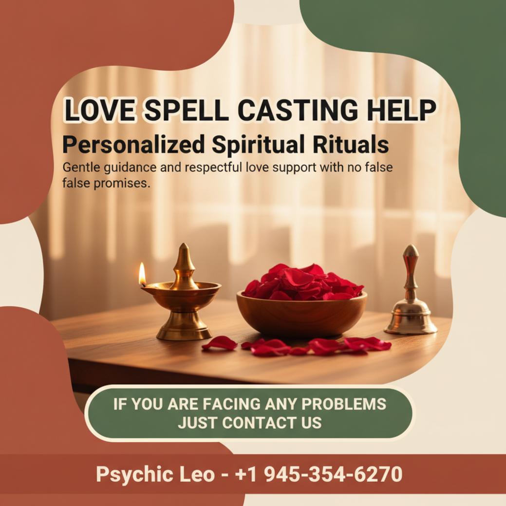 Love spell caster ritual items on table in Manor, TX