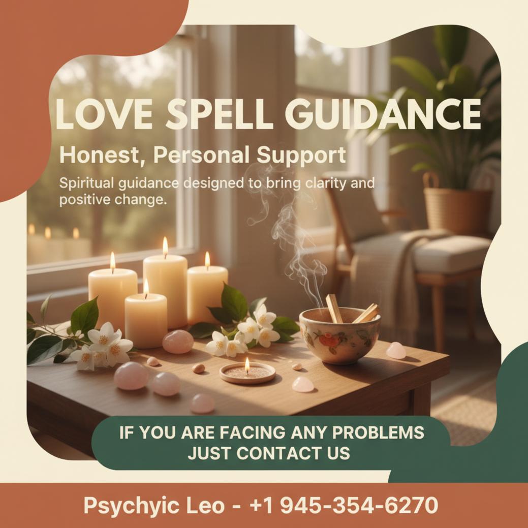 Calm spiritual altar with candles for love spell guidance in Pflugerville