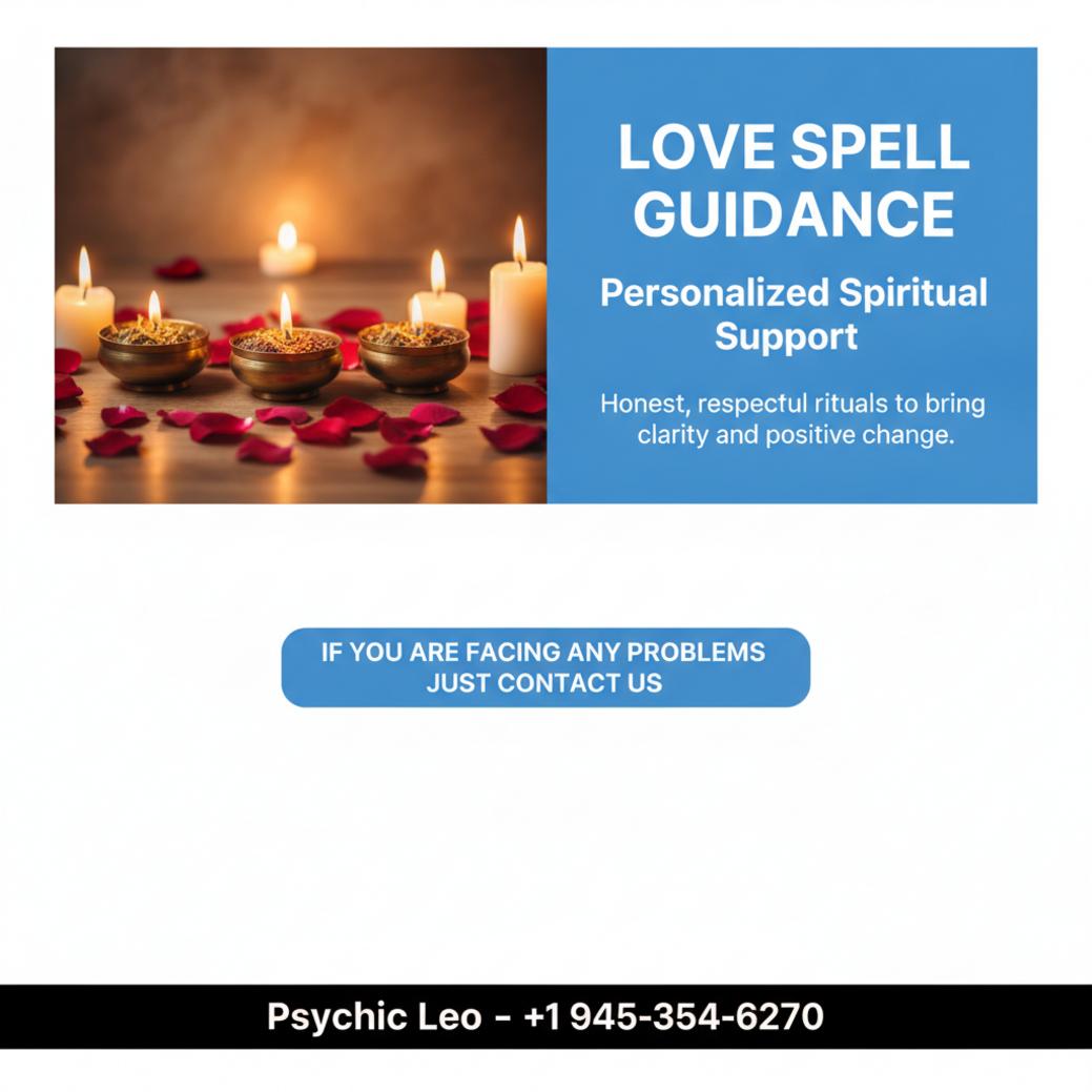 love spell guidance ritual setup with candles in San Marcos