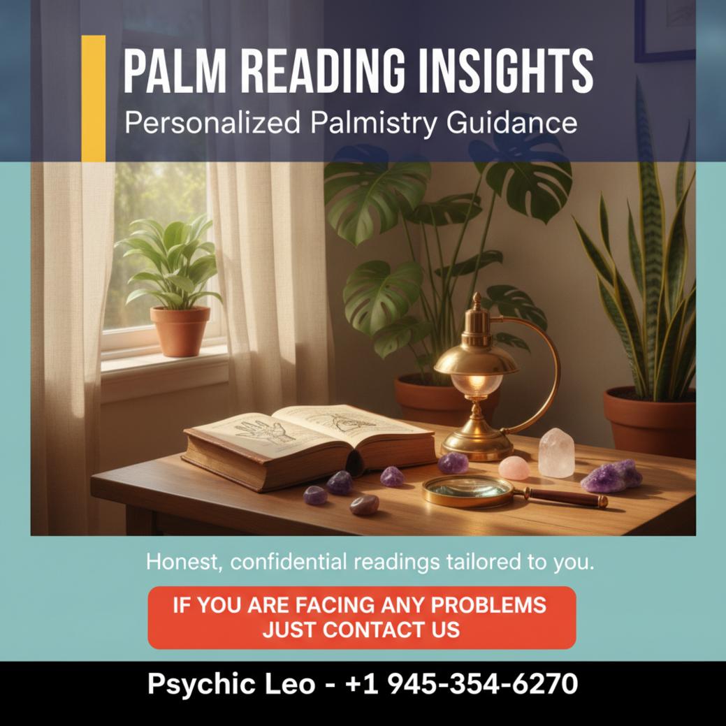 Palm reading setup with palmistry book in Bee Cave, TX