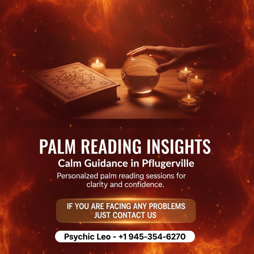 palm reading service with palm lines close-up in Pflugerville TX