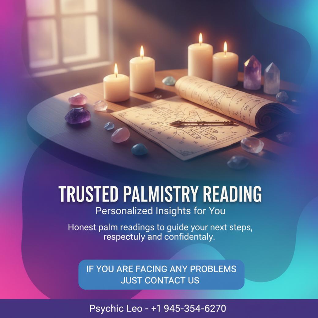 Palmistry lines and chart on table in Round Rock, TX practice