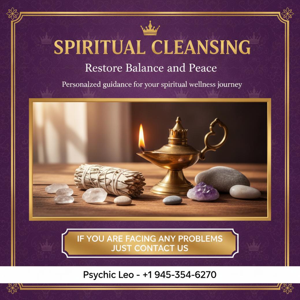 Spiritual cleansing setup with sage and lamp in Leander Texas