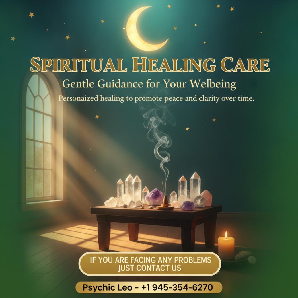 Spiritual healing scene with crystals and candles in Kyle, TX room