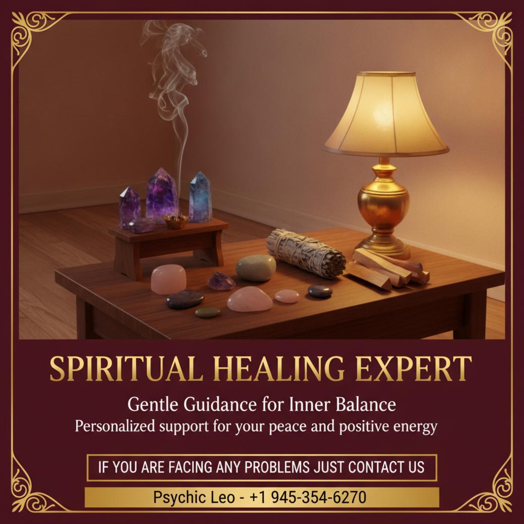 spiritual healing session setup with crystals and sage in Kyle TX