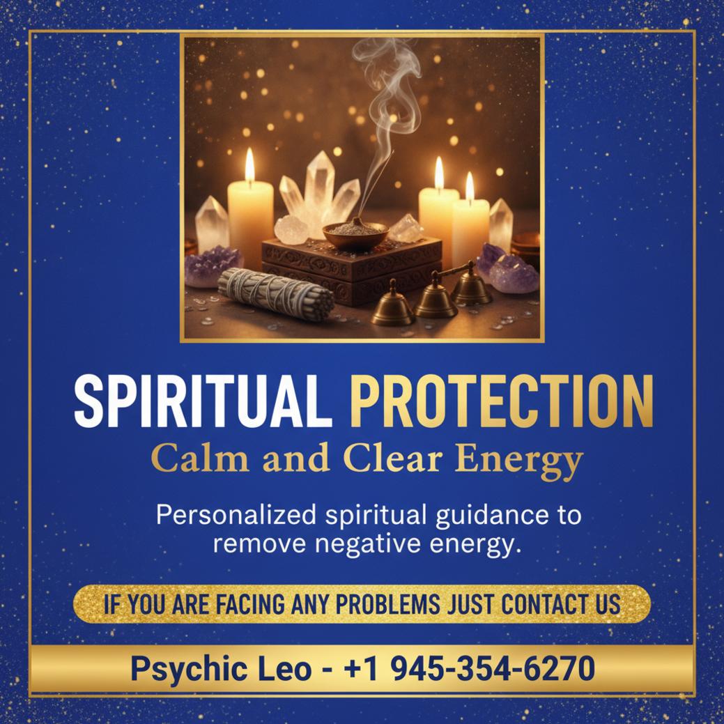 spiritual protection tools and altar with candles in San Antonio