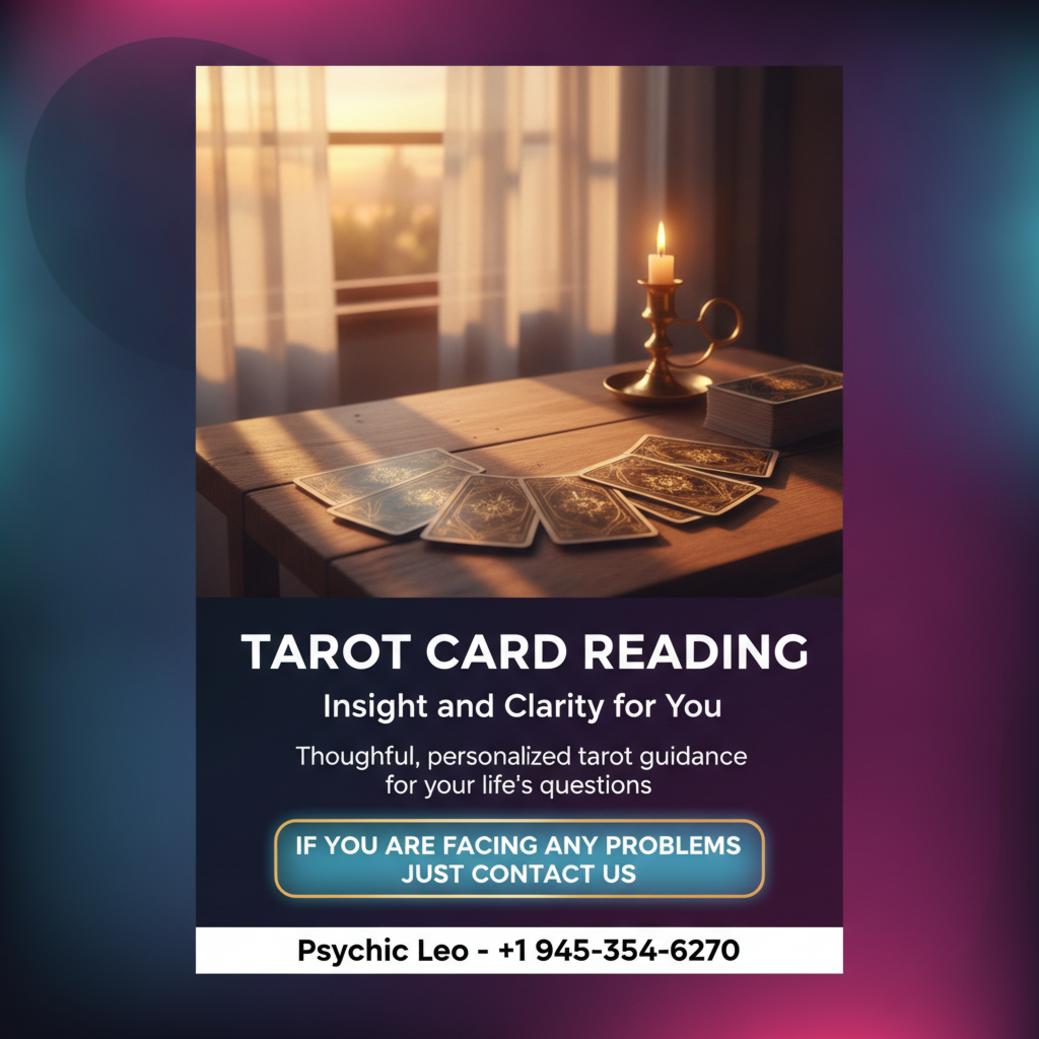 softly lit tarot card reading setup in hutto texas
