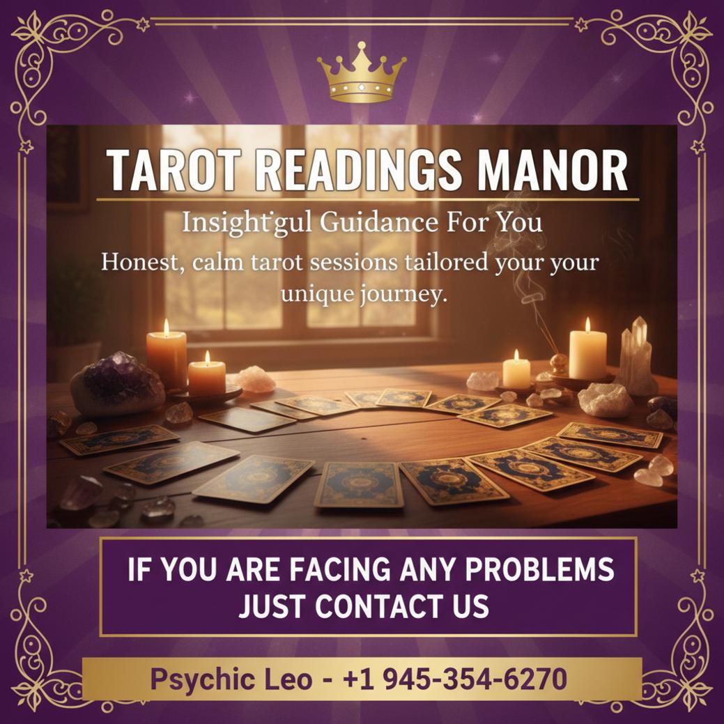 tarot reading setup with cards and candles in manor texas.