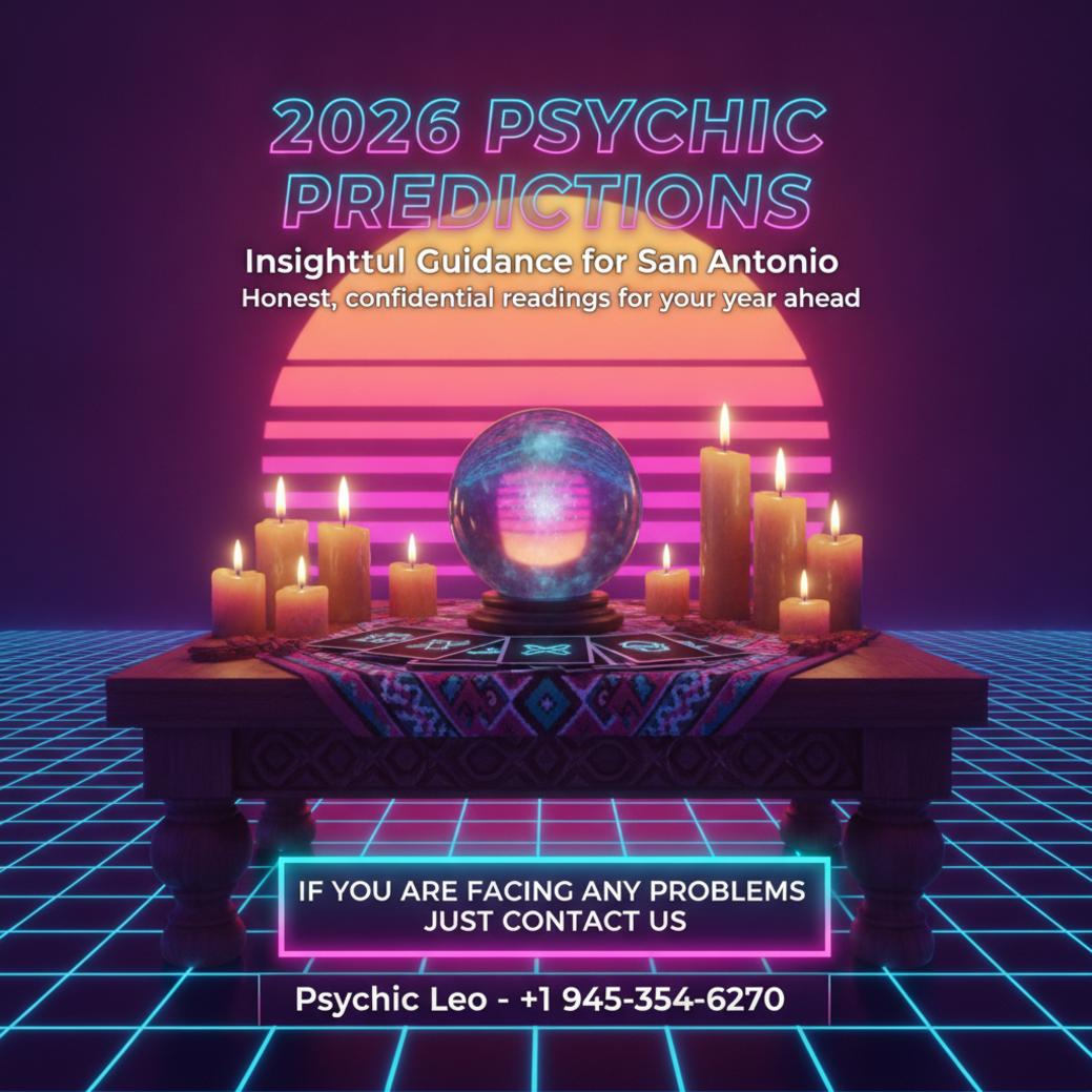 Crystal ball and tarot cards for 2026 psychic predictions in San Antonio