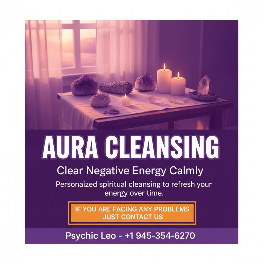 Aura cleansing spiritual healing tools on altar in Round Rock