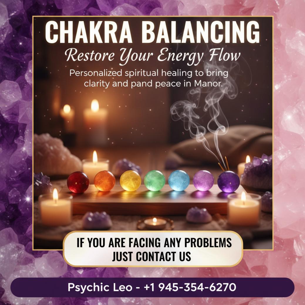 Chakra balancing stones and candles in a calm Manor, TX room