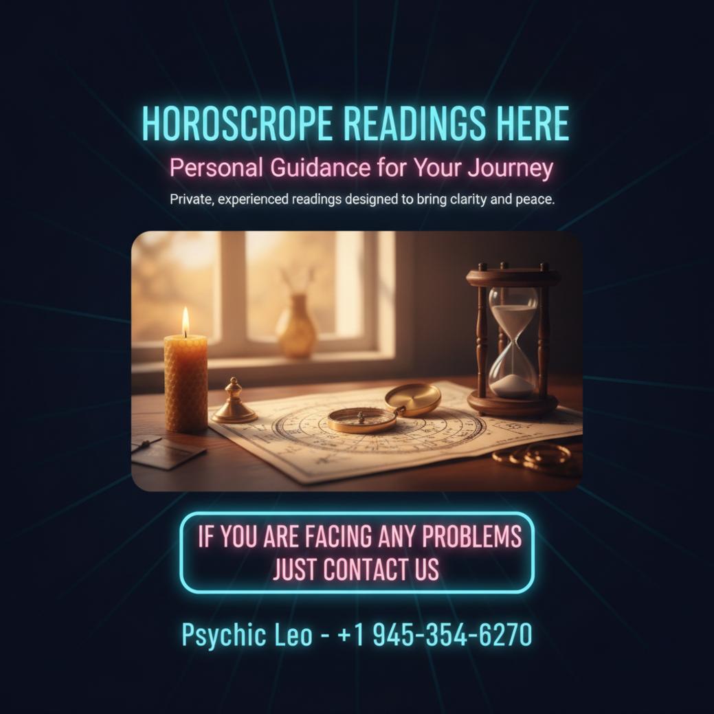 Horoscope reading setup with astrological chart and candle in Georgetown, TX
