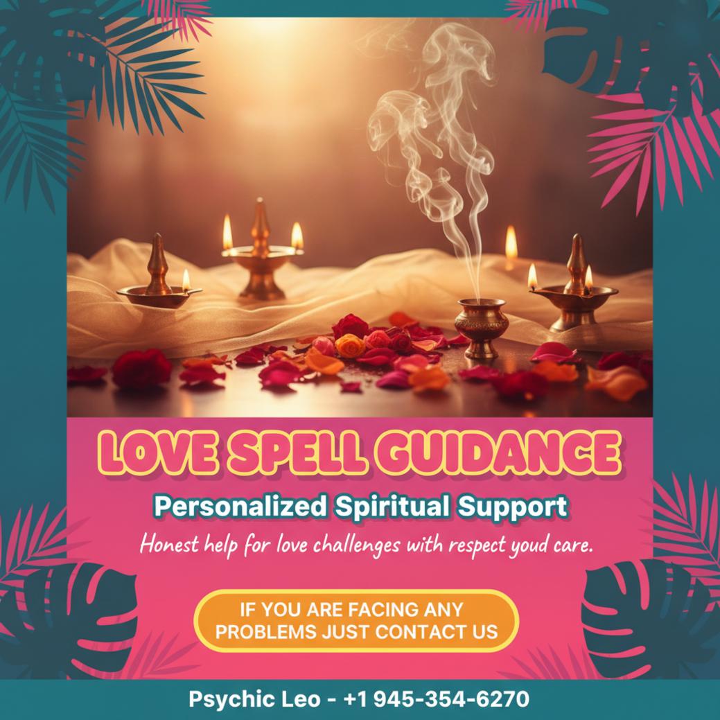 soft altar with candles and rose petals for love spell guidance in Georgetown