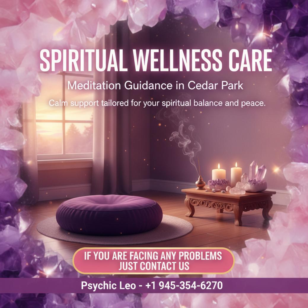 meditation and spiritual wellness session peaceful space cedar park tx