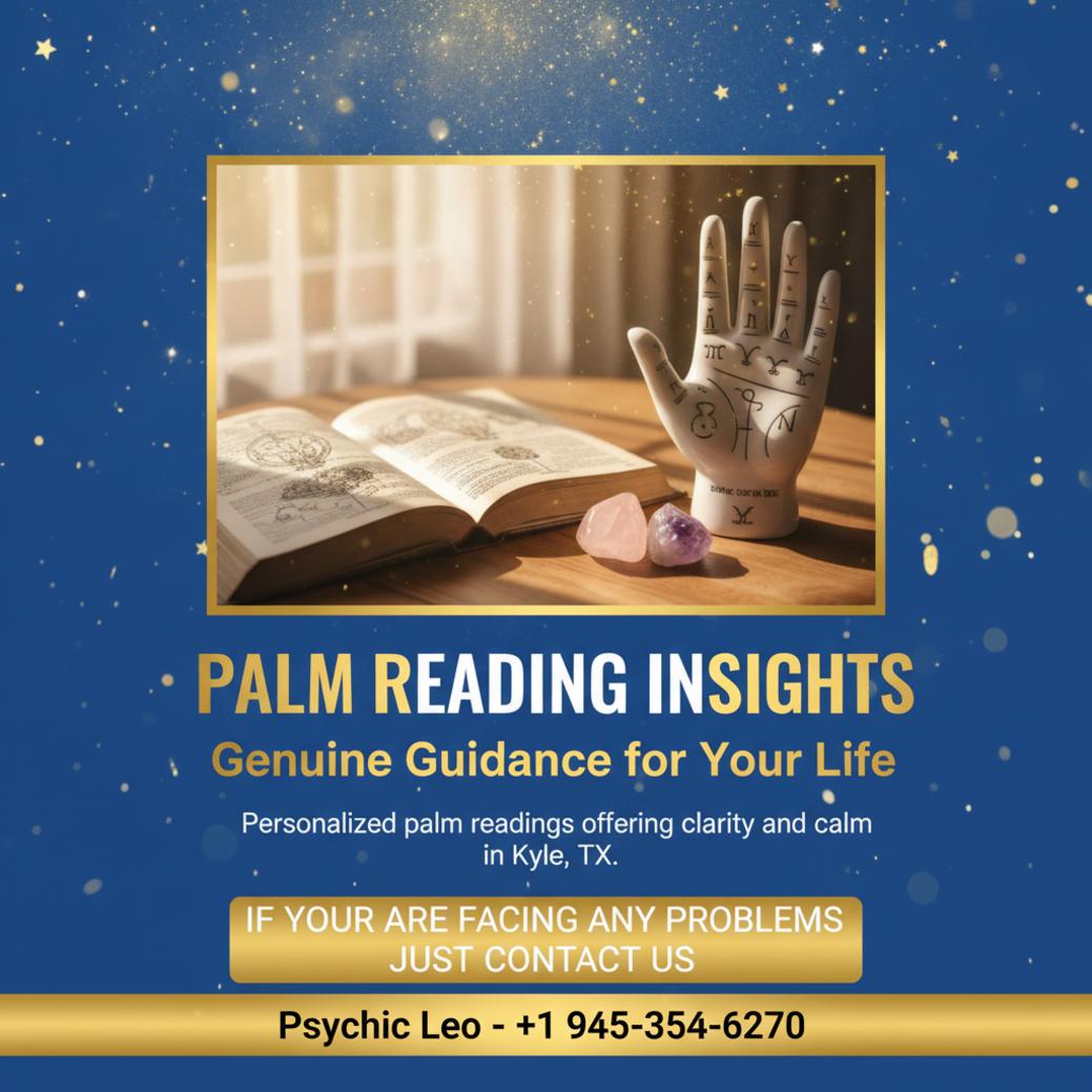 How Palm Reading Works — A Kyle, TX Astrologer Explains Palm reading tools and palmistry guide in Kyle, TX setting
