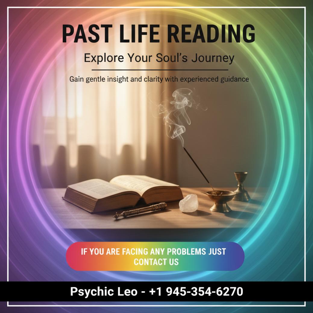 Past life reading setup with book and incense in San Marcos, TX