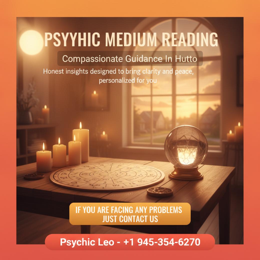 psychic medium reading session setup with candles and charts in Hutto