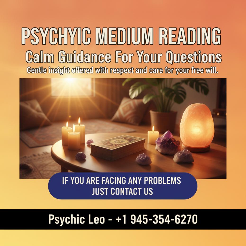calm psychic medium reading setup Round Rock TX table candles crystals