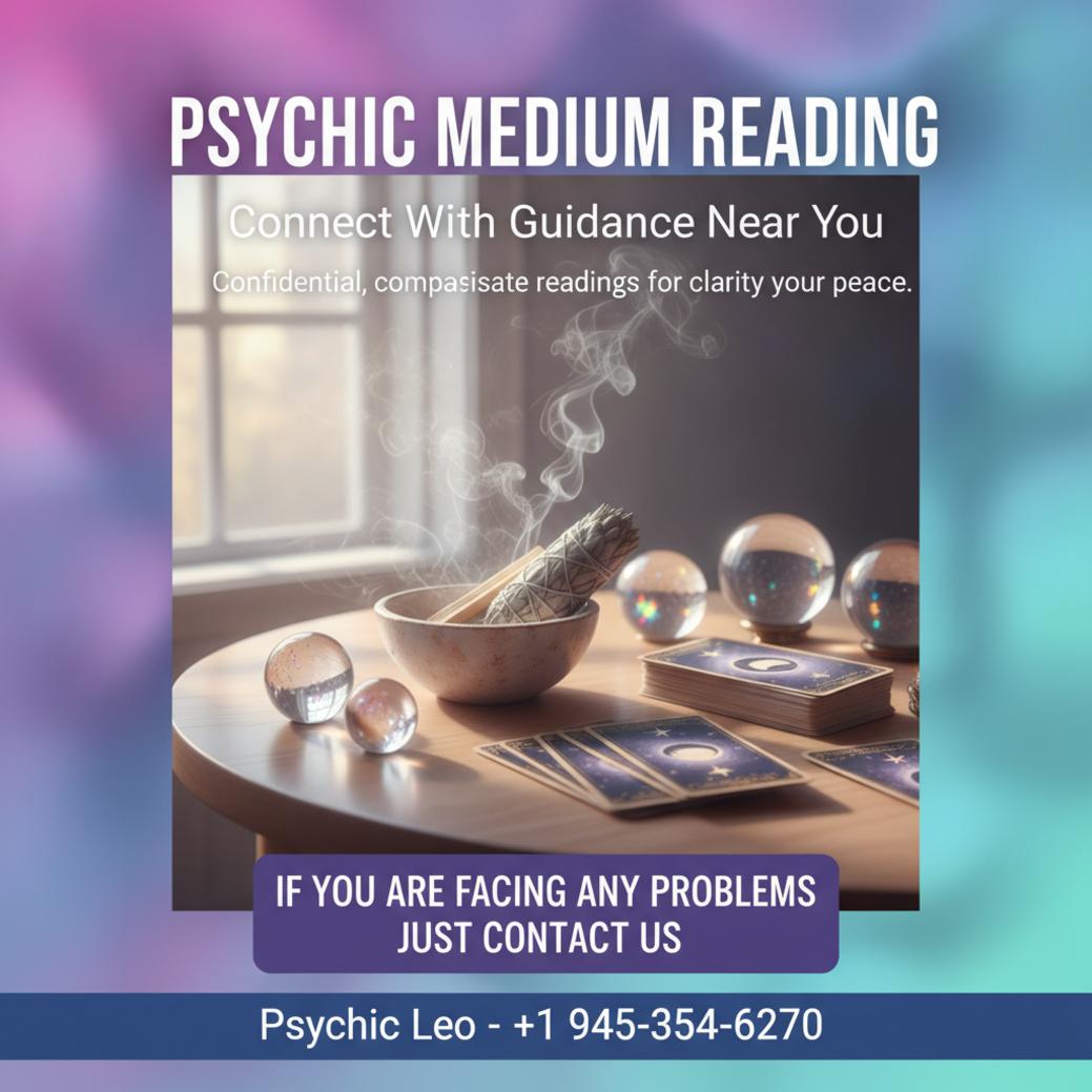 serene table setup for psychic medium reading San Antonio