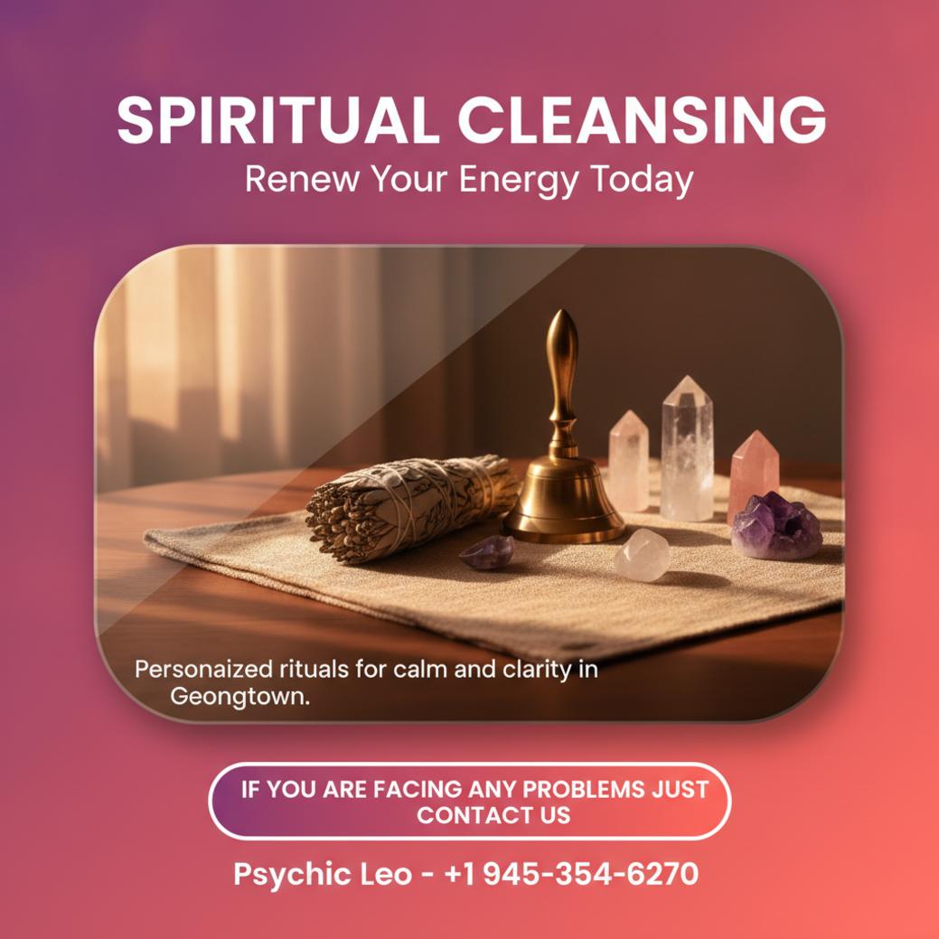 Wooden altar with sage and crystals for spiritual cleansing in Georgetown Texas
