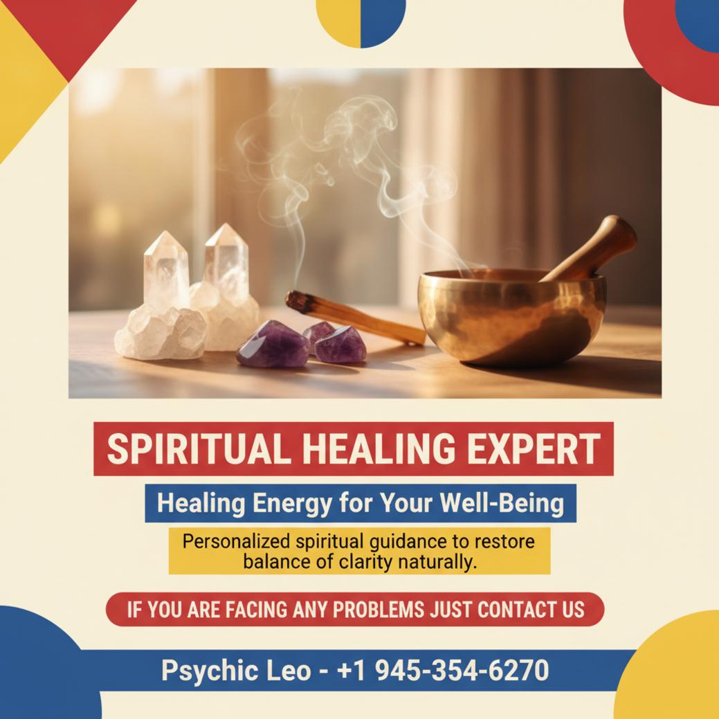 Peaceful altar with crystals and incense for spiritual healer in Texas
