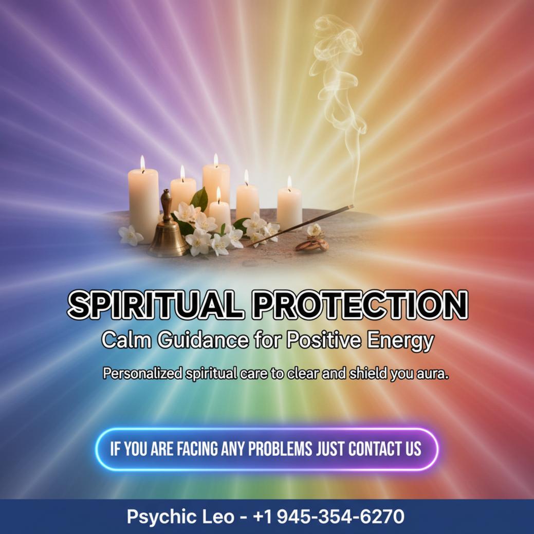 peaceful spiritual protection altar with candles in Pflugerville