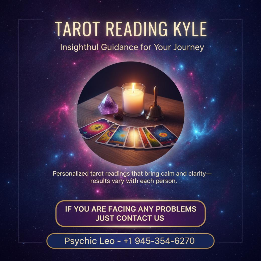 tarot cards spread with candle light for tarot reading in Kyle Texas