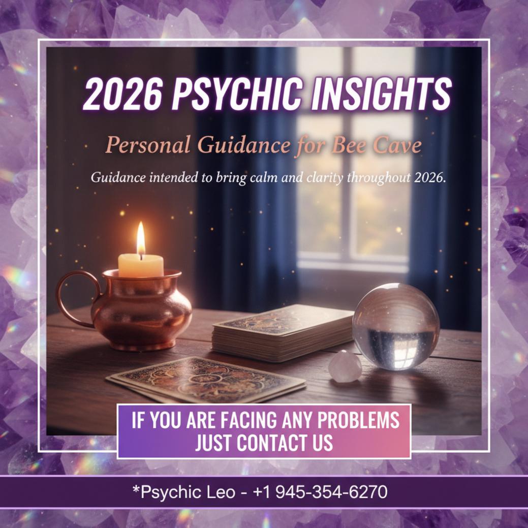 2026 psychic predictions tools on wooden table in Bee Cave