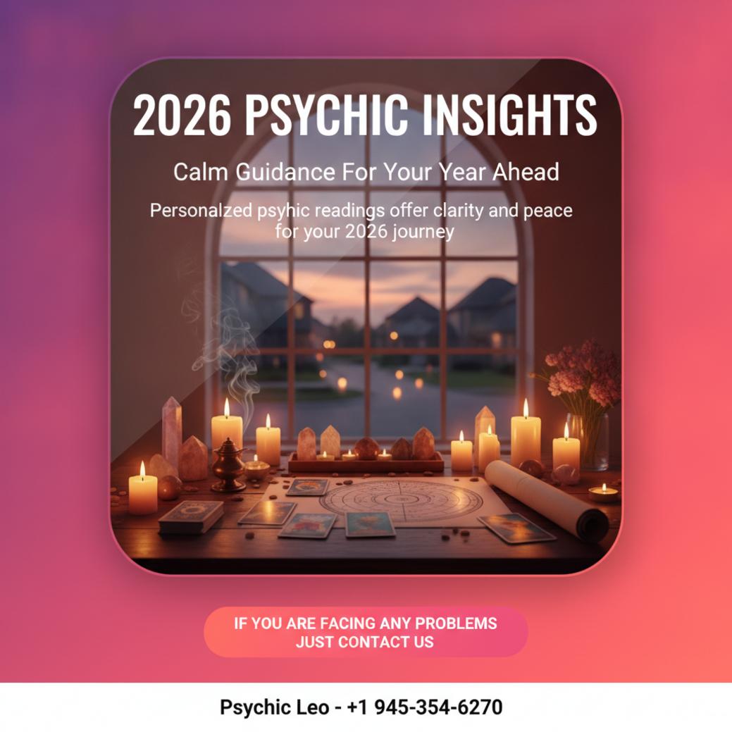 2026 psychic predictions setup with crystals and tarot in Bee Cave