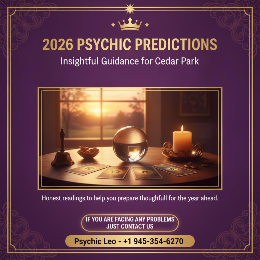 2026 psychic predictions reading setup in Cedar Park TX
